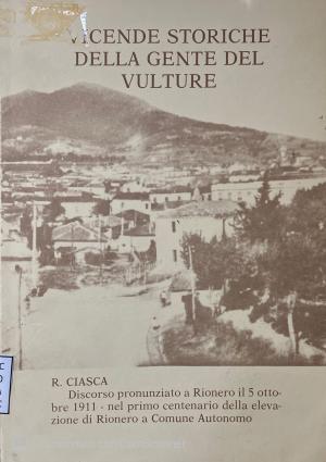 VICENDE STORICHE DELLA GENTE DEL VULTURE